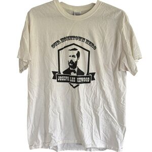 Gildan Our Hometown Hero Northfield Heywood T-shirt Size Large Jesse James Gang